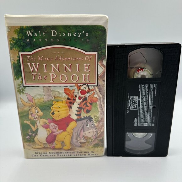 The Many Adventures Of Winnie The Pooh VHS 1996 Commemorative Edition Disney - Picture 3 of 3